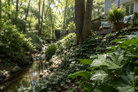 North Atlanta Wooded Creek