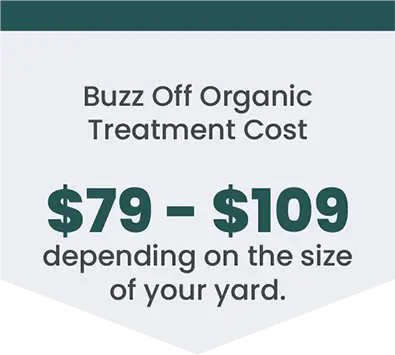 Buzz Off Oragnic Treatment Cost Estimate