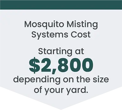 Mosquito Misting System Starting at $2,800